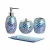 Import Mosaic Glass Bath Accessory Collection Set Bathroom Accessories Decor from China
