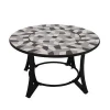 Mosaic table fire pit