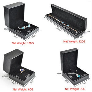 Most Expensive Jewelry Box Necklace Bracelet Ring Box Black Velent Inster Custom Packing Box