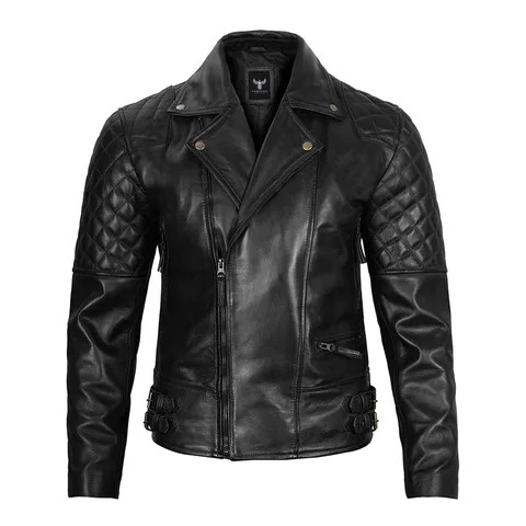 Motorbike Classic Style Leather Jacket Motorcycle Best Hot Selling Biker Racer Mens Leather Jacket for mens