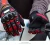 Import motorcycle gloves touch screen summer motorbike powersports protective racing gloves (Black) from China