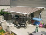 Motorized retractable caravan awnings / sliding awning / steel patio awning