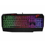 MSI VIGOR GK40 US Backlit RGB Dedicated Hot Keys Anti-Ghosting Mechanical Feel Gaming Keyboard