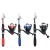 Import Multi Colors Portable Telescopic Fishing Rod and Reel Fiberglass Spining Combo Kit Set With Cloth Bag Cana de Pescar Con Carrete from China