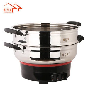 Multi-function Home Makes Healthy 3 Tier Steamer Stainless Steel Electric Food Steamer