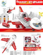 Multi-function inertial educational friction aircraft receive a case with light and music