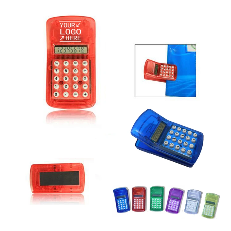 Multi-Functional Clip Mini Pocket Calculator Promotion Gift mini calculator with magnet