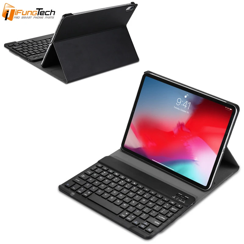 Multi-Functional Wireless Keyboard For IPad Pro11PU Leather Case with Pencil Holder Smart Devices Full Cover Case