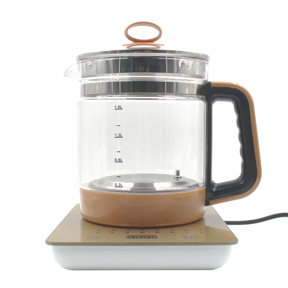 Multifunction Electric Kettle 1.8L Glass Electric Health Pot Kettle