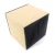 Import Multifunction Khaki Cotton Linen Cube Container Foldable Storage Ottoman from China