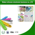 multifunction silicone magnetic clip and band for mobile phone stand earphone winder / bobbin/ cabletwister/ cable tie