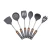 Multifunctional 6 PCS Food Grade Kitchenware Cooking Tools Super Heat Resistance  Kitchen Cookware Silicone Kitchen Utensil Set