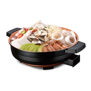 Multifunctional electric chinese hot pot non-stick skillet