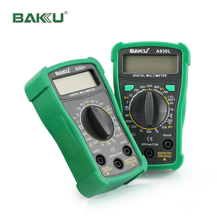 Multimeters Brands BAKU Wholesale Low Price Digital Display Multimeter Watch Tools BK-830D+ ultimeMter