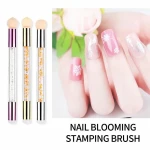 Nail Stamper Brush Double Use Sponge Brush Set Nail Art Tools