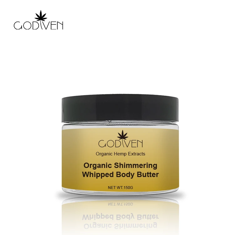 Natural Vegan Organic Hemp Extracts OEM ODM Whitening Lightening Unrefined Cbd Custom Shea Body Butter