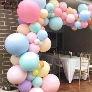 NEW 10inch 100pcs/lot Candy Macaron Latex Balloons Helium Balloon For Party Wedding Birthday Child Toys Globos KBR104