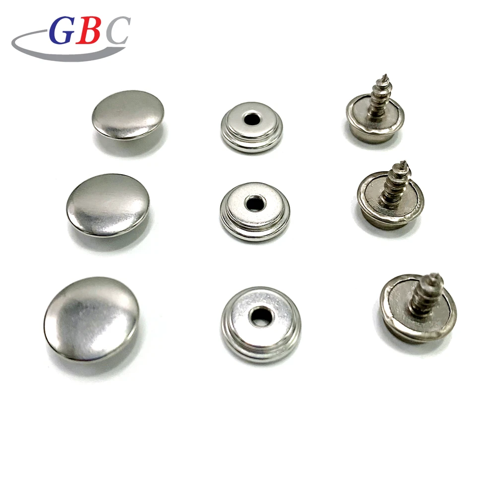 New arrival 304 stainless steel screw snap on fasteners for timber
