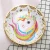 New Arrived Party Supplies Decoration Blue Unicorn 6Kids Party Favors Suit For Christmas Theme Party Decoration Kids Toy