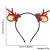 Import New Christmas headband Deer ear hairball Hair accessory Adult children Christmas party dress up bell Antler headband from China