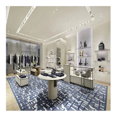 New Clothing Store Display Rack Multi-Functional Display Metal WomenS Clothing Display Rack Interior Design