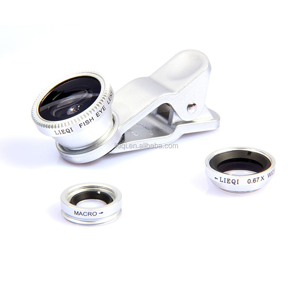 Buy New Design 3 In 1 Camera Lens For Iphone, Lenses For Mobile Phone Photography Lieqi Lq001