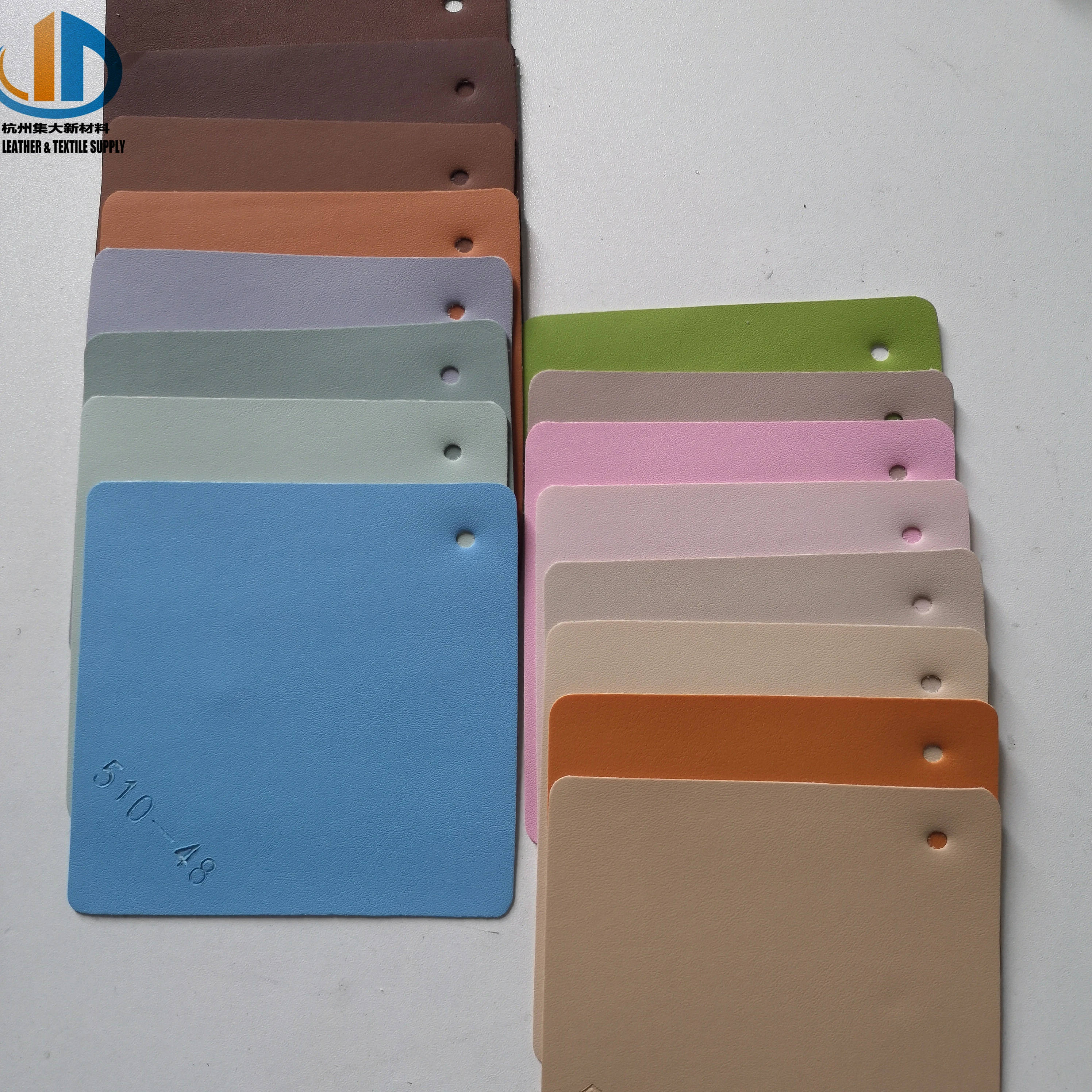 New  design litchi leather fabric soft pu pvc leather for furniture