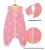 Import new design Newborn 6 six-layer gauze Yarn-dyed jacquard 100% organic cotton baby summer sleeping bag legs from China