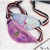 Import New Design Waterproof Laser Pocket Funny Pack Chest Bag, Custom Girl Flamingo Embroidery Shiny Leather Bum Waist Bag For Women from China