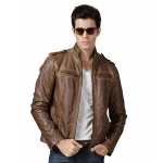 New Designs Fashion PU Short Mens Jackets Wholesale Cheap Men Pu Jacket