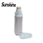 New empty pump BB cream cosmetic plastic tubes with sponge