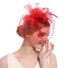 New Fascinator Hair Accessories Elegant Fashion Headwear Fancy Feather Beads Hair Pins Cocktail Party Hair Clips
