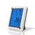 Import New large-screen LCD touch digital thermometer and hygrometer backlight temperature and humidity monitor comfort weather clock from China