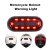 Import New Motorcycle Helmet Warning Light USB Charge  Safety Signal LED Smart Light Strip Motorcycle Helmet Tail Light from China
