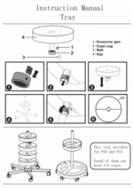 New Product Beauty Salon Furniture New Floor Stand For Eyelash Extension Cosmetic Lamp Magnifying Lamp LED With Salon Trolley