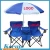 Import New product fashionable design branded fishing folding chair with collapsible stool from China