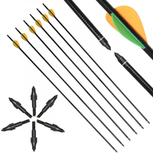 New product hunting fiberglass arrows wholesale archery bow and arrows price