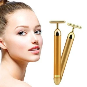 New product ideas 2018 beauty and personal care germanium rolling facial massager 24k gold beauty bar