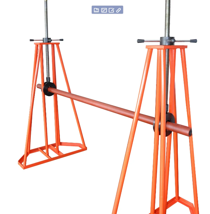 New Product Wire Rope Reel Stringing Detachable Cable Stand With Disc Brake