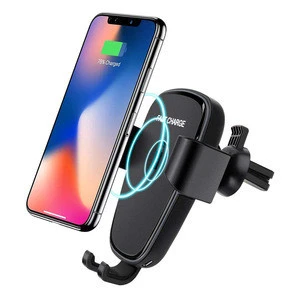 New Products Ideas 2018 Air Vent QI Fast Wireless Car Charger