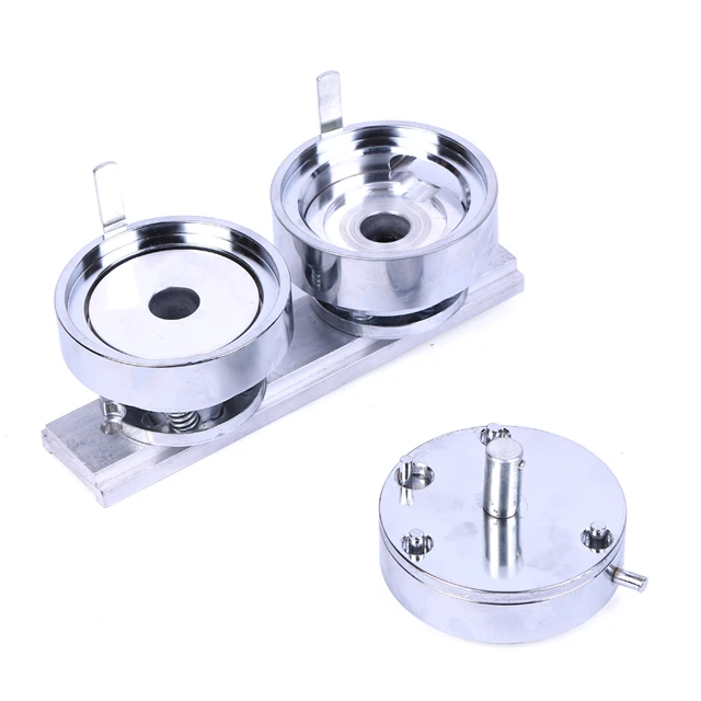 New Style 1-1/2" 37mm Round Interchangeable Button Badge Making machine Mould