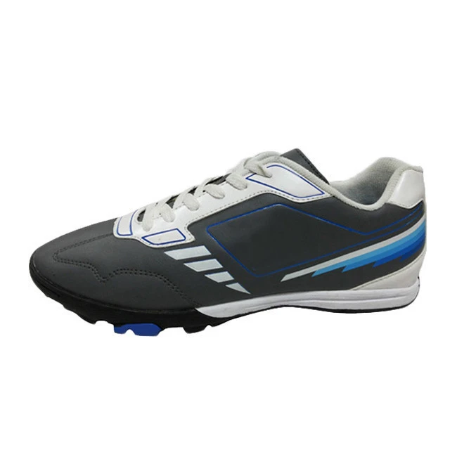 New style men indoor black cheap soccer shoes
