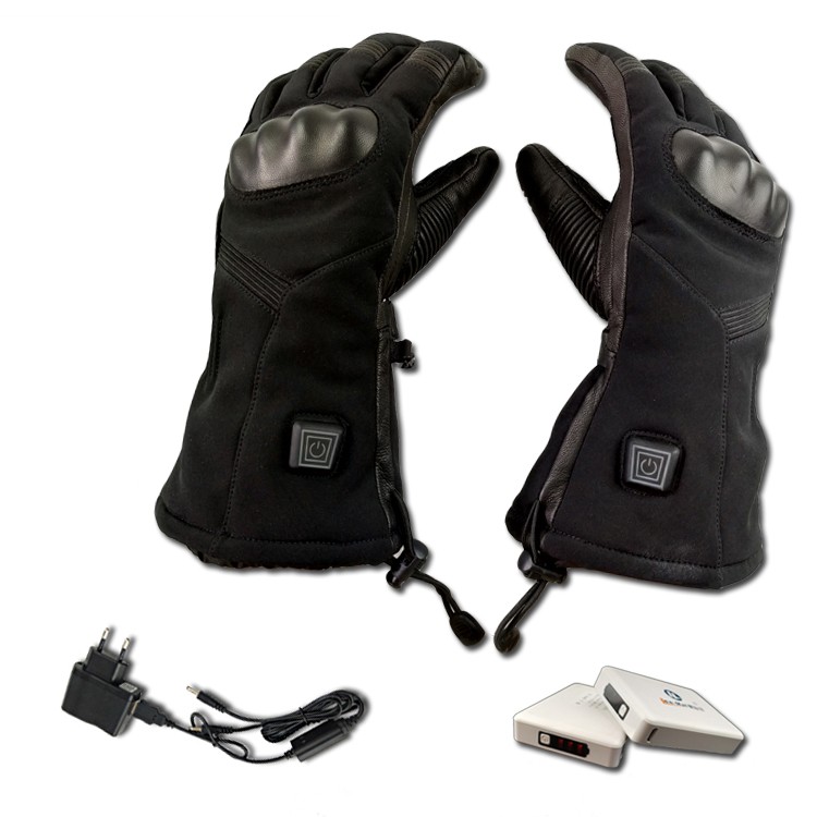 New Style Men&#x27;s Waterproof Motorcycle/Ski/Sports Heated Gloves with 3.7v rechargeable Battery