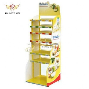 New Style Professional Customized Retail Store Shelf Display Stand Snack Food Chocolate Egg Roll Biscuit Wire Floor Rack