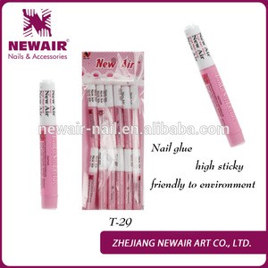 Newair non-toxic 2g nail glue with brush