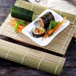Newell Making Tools Rolling White Roll Curtain Customize Size Natural Bamboo Sushi Rice Mat For Kitchen Tool
