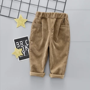 Newest Fashion  design Spring  kids pants Baby boy cotton  kid casual pants
