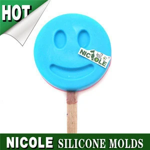 Nicole M0105 3D round shape silica gel ice cream tools