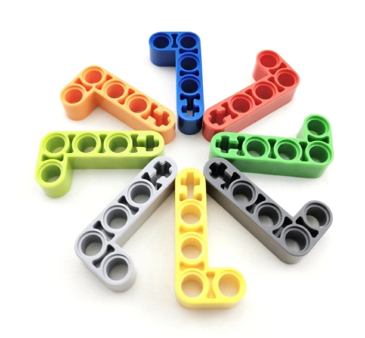 NO.32140 Plastic Liftarm 2 x 4 L-Shape Thick Building color block sets Bricks Assemble DIY MOC Construction Kids Toy Bricks
