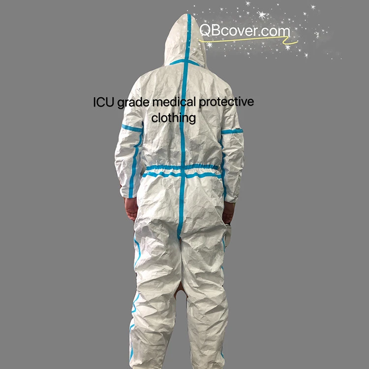 Non-woven isolation gown protective body suits clothing disposable coverall